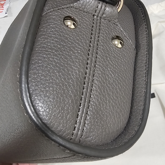 APC Demi Lune (Half Moon Bag) Grained Leather - Grey - Picture 10 of 13